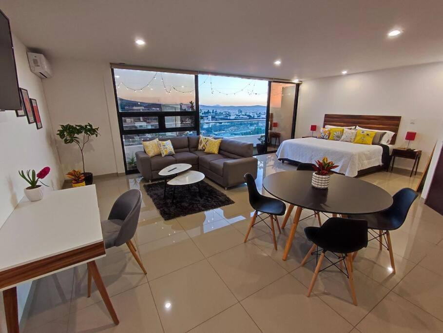Departamento Para Ejecutivo Con Vista Panoramica Queretaro Bagian luar foto